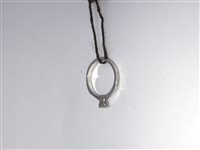 Lendinara - Via Santa Maria Nuova, 30 - Anello Damiani Donna in Oro bianco Diamante 0.13 Ct 20005166-15 - 20005166-15